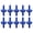 Blue, variant on Yajisi 10Pcs Check Valve 1 Way PP Plastic Hose Water Stop Diaphragm Barb for Air Intake Feed 7mm / 0.28 inches Transparent