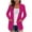 Hot Pink, variant on Womens Oversized Cardigans Soft Knit Cardigan Sweater with Pockets Ndbuld Fashion Women's Casual Long Sleeve Solid Pocket Ladies Blouse Coat Outwear Jacket Blue L