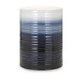 thumbnail image 3 of IMAX Quinlyn Blue and White Garden Stool, 3 of 3