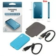 thumbnail image 1 of fanxiang P102 External Solid State Drive USB 3.2 Gen2, 1TB SSD External Hard Drive with C to A and C to C Cables, Portable SSD Compatible with PC/Mac/Android/Game Consoles, 1 of 6