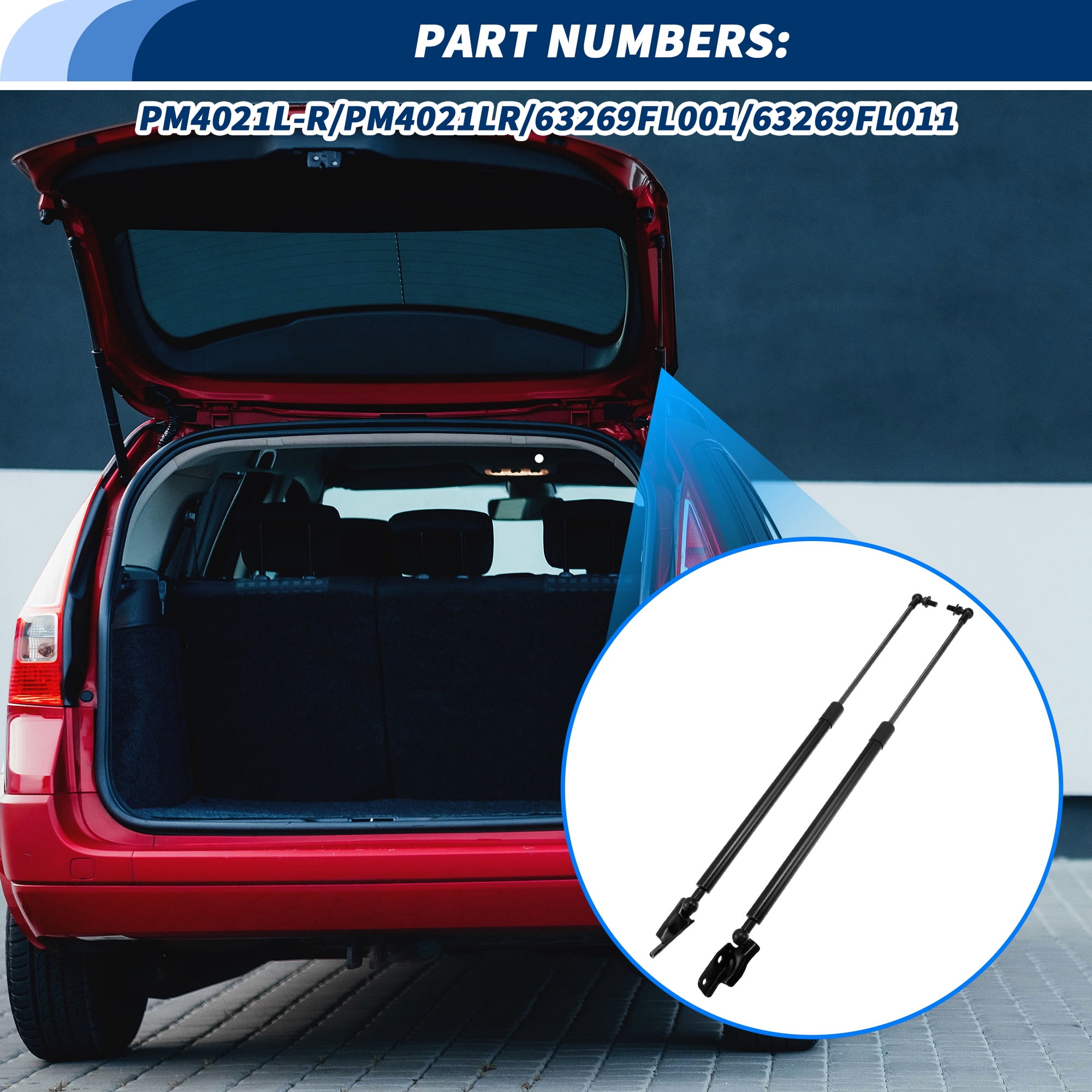 Unique Bargains Tailgate Lift Support Struts for Subaru Crosstrek 2018-2023 Models