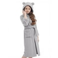 thumbnail image 4 of Pyjama pour Filles Literie pour Enfants Vêtements pour Enfants Peignoir Épais à Capuche Allongé Pyjama en Velours pour Enfants Pyjamas pour Filles Manteaux pour Filles, 4 of 7