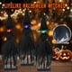 thumbnail image 5 of Decoraciones de Halloween, juego de 3 decoraciones de Halloween para interiores, brujas primitivas con sombreros, figuras espeluznantes de bruja de Halloween con 3 colores LED para repisas, decoración, 5 of 7