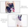 thumbnail image 2 of Unicorn Stylish Chiffon Beach Skirts and Summer Dresses for Women scalloped Off Shoulder Maxi Dress Dress Beach Dresses for Women, 2 of 6