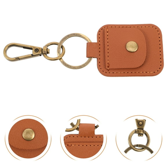 SEWCHICS 1Pcs Wrist Wallet Keychain Bag Brown Sleek And Modern Design For Women