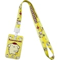 thumbnail image 1 of Purin Lanyard with ID Holder,Cute Lanyards for ID Badges for Women and Man,Badge Holder Lanyard for Keys,Kawaii Lanyard,Anime Lanyard,Yellow Lanyard w, 1 of 4