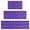 Purple Cartoon Unicorn, variant on White Unicorn Dessert Pattern Kitchen Rugs Sets Of 3,Kitchen Runner Rugs Non Skid Washable,Decorative Kitchen Floor Mats for Kitchen,Sink,Laundry,17"x30"+ 17"x47" + 17"x59"