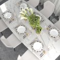 thumbnail image 5 of Set of 4,Soft Handmade Faux Linen 2 Side Place Mats Heat Resistant Dining Table Place Mats Kitchen Table Mats 12 x 18 Beige, 5 of 5