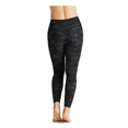 thumbnail image 3 of On the Go Women’s Camo Leggings - SuperSoft Mid-Rise Body Contouring Slimming Yoga Pants (1 Pair, Black Camo, Size 3X-5X), 3 of 5