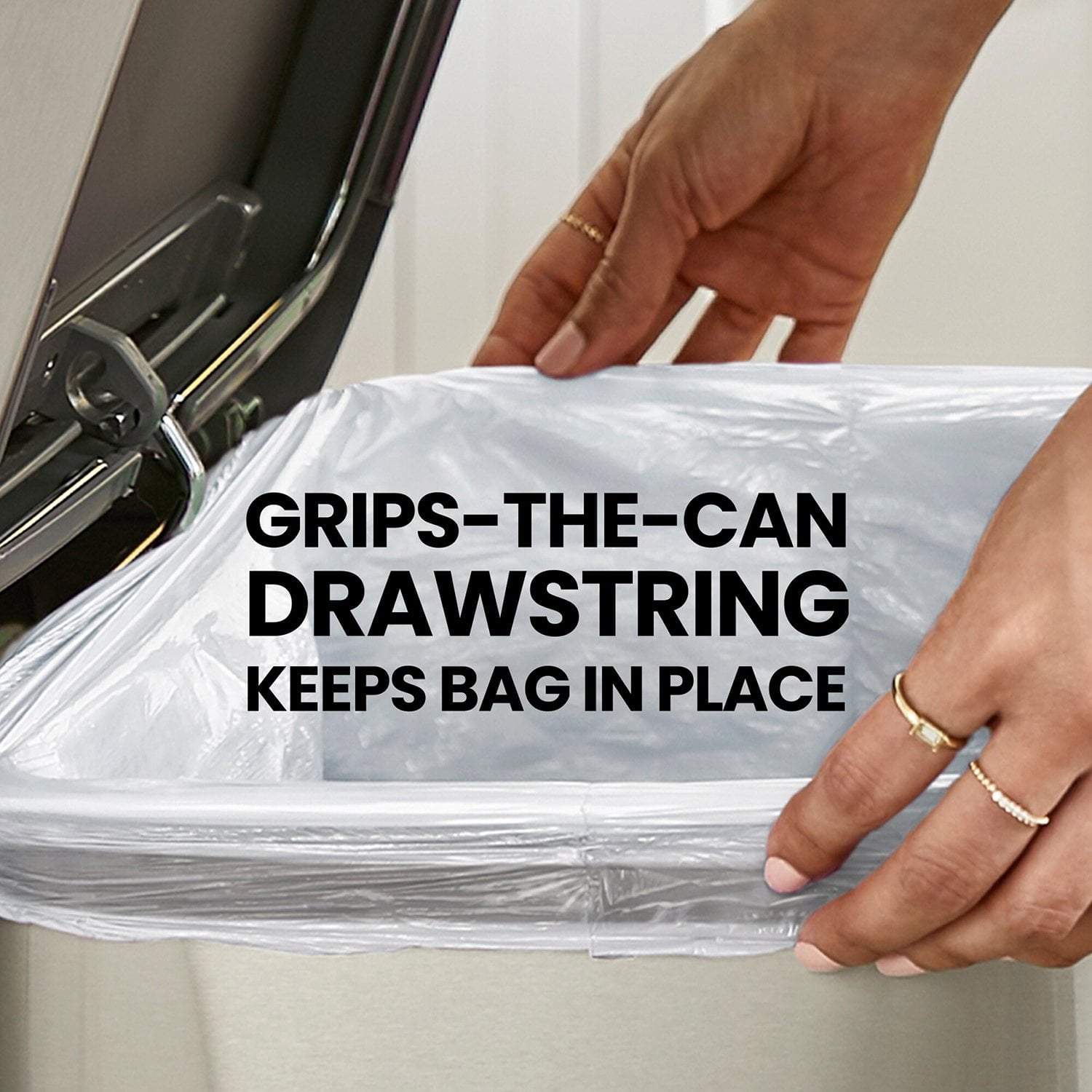 Glad ForceFlex Tall Kitchen Drawstring Trash Bags, Gain Original Scent, 13 Gal., 160 ct.