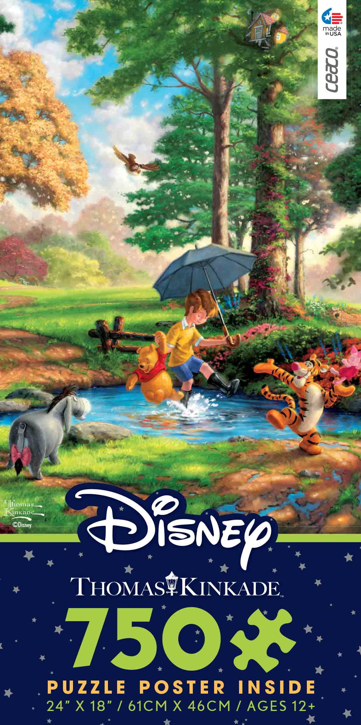 Ceaco – Thomas Kinkade Disney – Winnie The Pooh – 750 Piece Jigsaw 