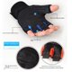 thumbnail image 2 of Guantes de fitness de medio dedo para hombres y mujeres, guantes de levantamiento de pesas con mancuernas y muñecas largas, equipo de entrenamiento, guantes transpirables para montar al aire libre, 2 of 4
