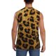thumbnail image 4 of Balery Golden Leopard Glitter Camisetas sin mangas para hombre, absorbe la humedad y protege contra el mal olor.-XX-Large, 4 of 7