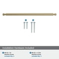thumbnail image 4 of Amerock Balata 12-5/8 inch (320mm) Center-to-Center Golden Champagne Cabinet Pull, 4 of 6
