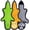 3pack-M, variant on No Stuffing Dog Toys Crinkle Squeaky, Long Lasting Chews for Aggressive, Durable Plush Dog Puppy Chew Toys for Teething, with 6 Tough Layers for Small Medium Large Breed