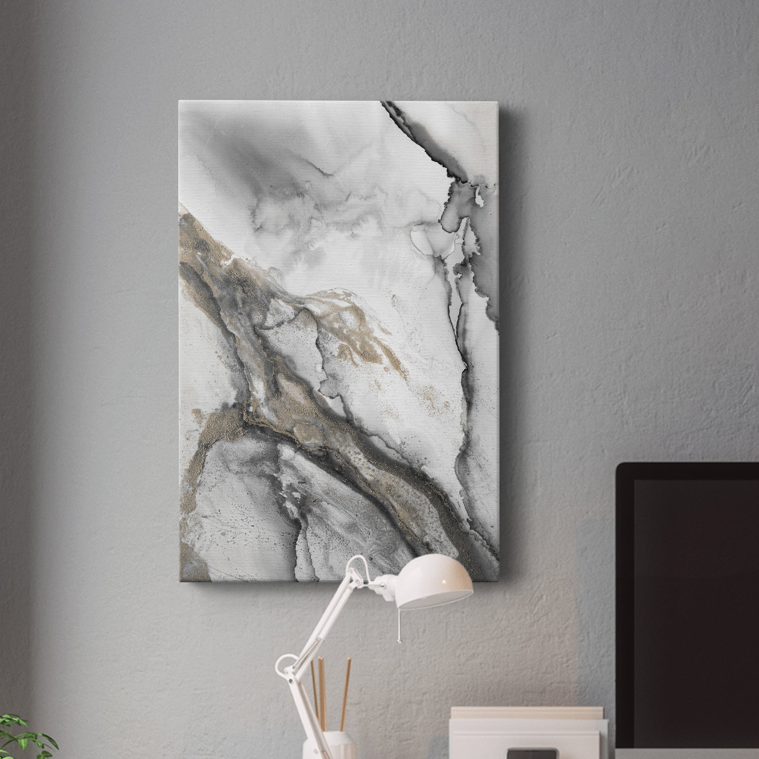 Abstract Ink Fantasy II Premium Gallery Wrapped Canvas - Ready to Hang