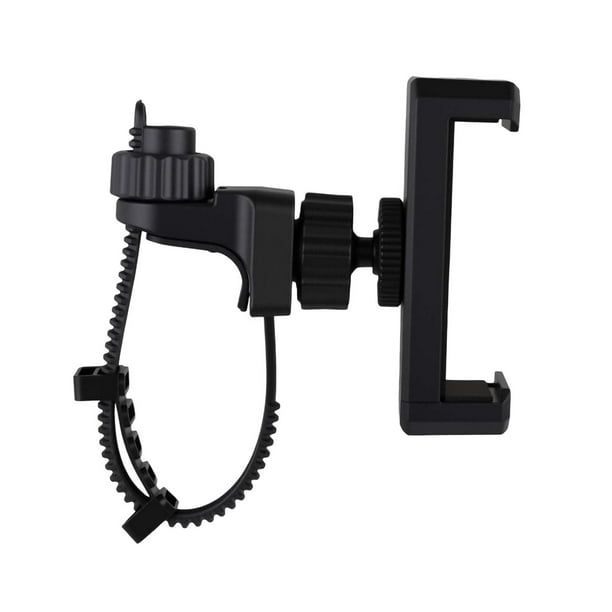 Accesorio giratorio ajustable para trompeta, lira para teléfono, soporte para teléfono con abrazadera para bandas de música, estudios y escenarios.