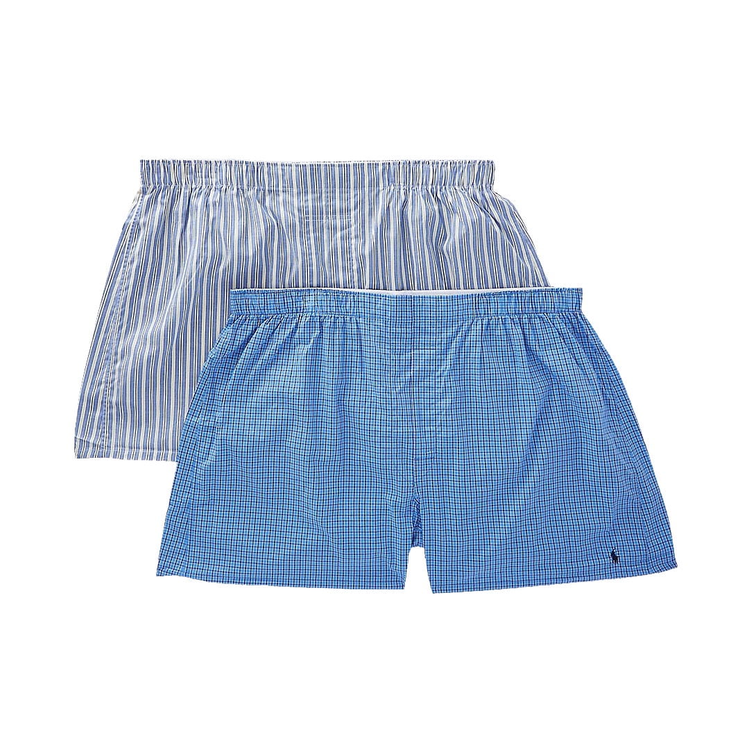 Tall Cotton Woven Boxers 2-Pack 