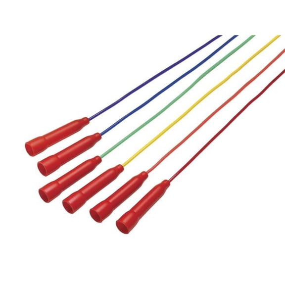 Sportime Solid Jump Ropes, 7 ft., Assorted Colors, Set of 6