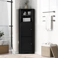 Bathroom Corner Cabinet,Triangle Open Shelving Cabinet,Freestanding ...