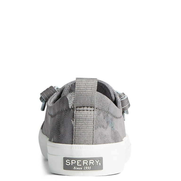 Sperry Women's Crest Vibe Sneaker, Silver CAMO, 10