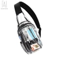 thumbnail image 3 of Gustave Clear Sling Bag Stadium Approved Mini PVC Crossbody Shoulder Backpack Transparent Casual Chest Daypack for Hiking, Stadium or Concerts, 3 of 8