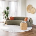 thumbnail image 2 of ZUO Tibet Modern Style Steel and Fabric Sofa in Green Finish, 2 of 8