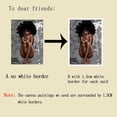 thumbnail image 5 of HZKAICUN Black Queen Poster Wall Art Black Girl Canvas Paintings Black Women Wall Decor African Women Portrait Meditation Vertical Painted Picture For Living Room Decorations Frameless, 5 of 7