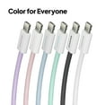 thumbnail image 7 of Liquipel Powertek Pastel Braided USB-A to Lightning - Purple, 7 of 7