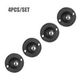 thumbnail image 3 of Kearding Paquete de 4 ruedas para muebles, ruedas autoadhesivas de acero inoxidable, caja de almacenamiento de 360 ​​grados, de polea adhesiva, Type3 NO3 Kearding HA063447-03B, 3 of 6