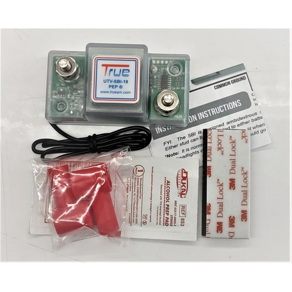 TRUE® UTV-SBI-18 with P.E.P.® Smart Battery Isolator Kit for UTV's.