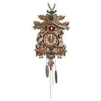 TFCFL Vintage Clock German Black Forest Wooden Hunter Cuckoo Clock Wall Hanging Clock Decoration