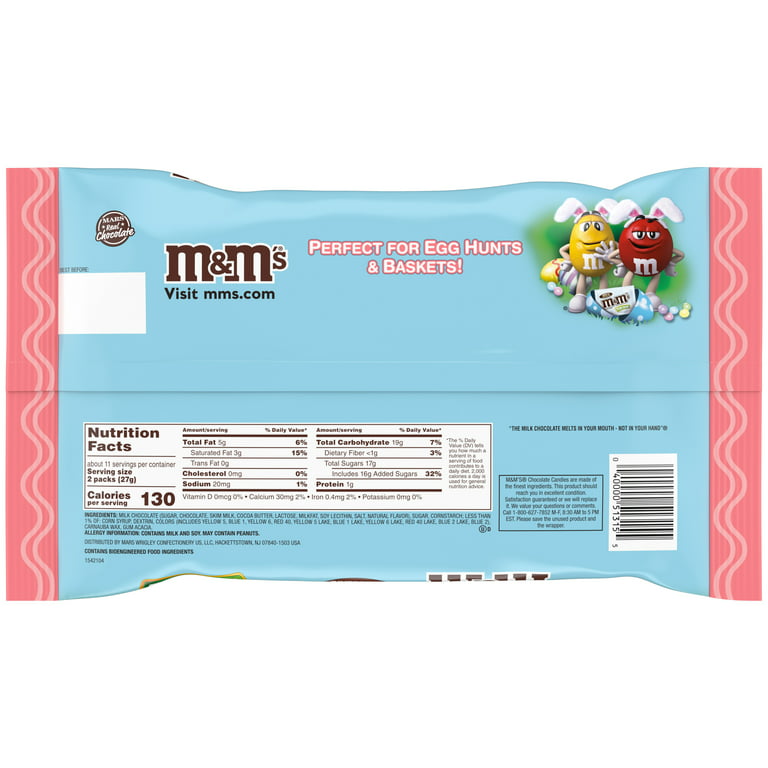 M&M'S MILK CHOCOLATE FUN SIZE EASTER 10.53 OUNCE 