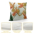 thumbnail image 4 of Nawypu  Flower Orange Decorative Pillow Covers,Purple Plant Watercolor Floral with Orchid Flowers On Double Sided Throw Pillow Covers Sofa Cushion Cover Square, 4 of 5