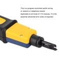 thumbnail image 1 of Down Punch Down Tool Steel Plastic Handle Wire Cutter Crimping Electrical Equipment Supplies, 1 of 8