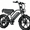 Gray, variant on Electric Bike for Adults, 750W Motor, Up to 28MPH, 15.6Ah Lithium Battery, 20" Tires, 7-Speed, Shock Absorption, Up to 53 Miles Range, NFC, E-Bike for Mountain Trails & Off-Road Riding Age 13 ,Black