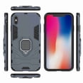 thumbnail image 2 of Dteck For iPhone Xs Max 6.8 inch Case, [Magnetic Car Mount] Heavy Duty Armor Protective Rugged 2 in 1 Shock-Absorbing Case with 360 Degree Rotation Ring， Navyblue, 2 of 11