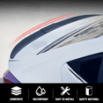 thumbnail image 3 of Universal Rear Trunk Spoiler Lip Wing Adjustable 45"-50" (Duckbill Lip) ABS Rear Lid Spoiler, Gloss Black, 3 of 7