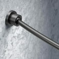 thumbnail image 3 of Gatco Modern Minimalist Adjustable Curved Shower Rod Set, Matte Black, 3 of 6
