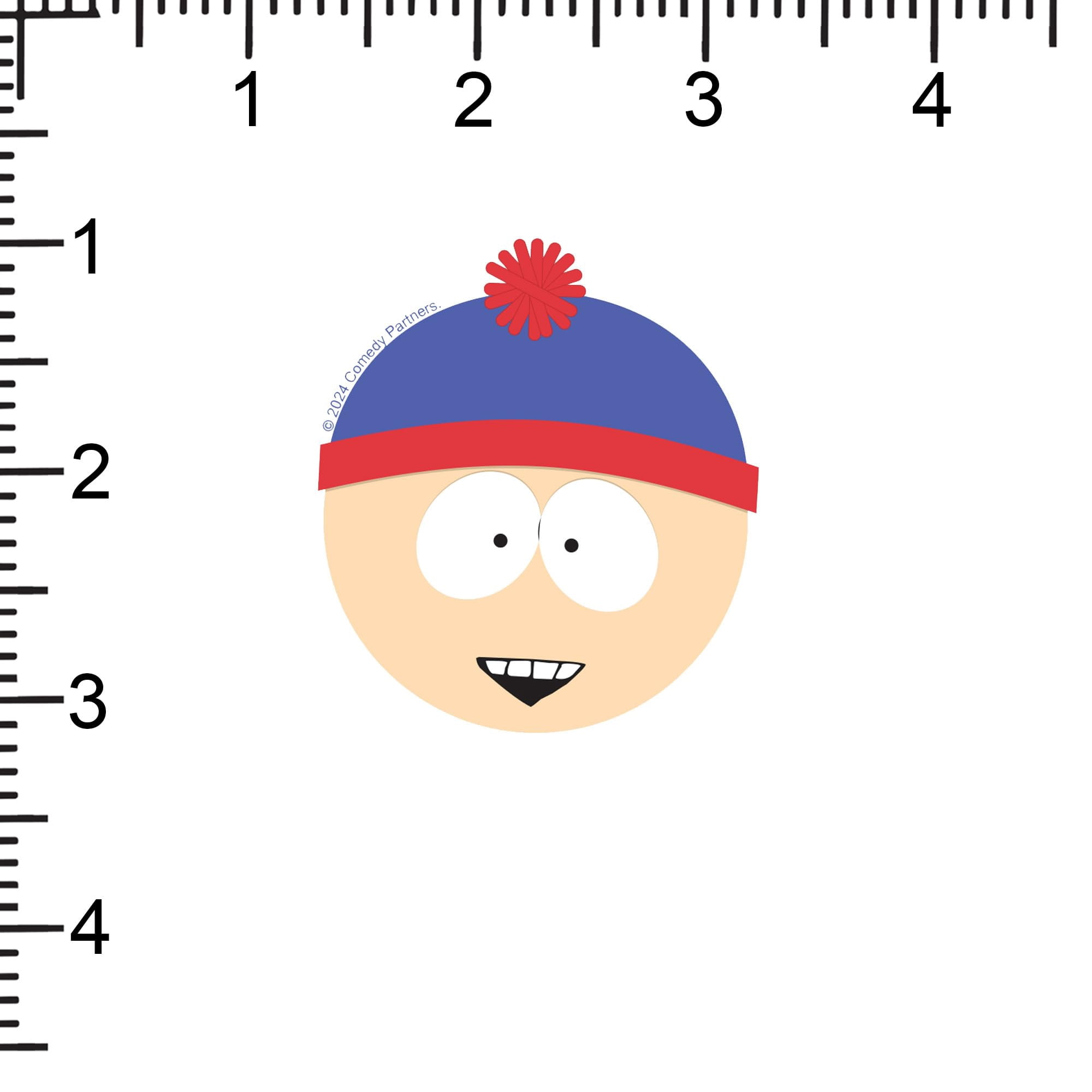 South Park Stan Face Sticker Pack  Die-Cut Vinyl Large Deluxe Stickers Variety Pack for Laptop, Water Bottle, Scrapbooking, Tablet & Indoor Use  Set of 200