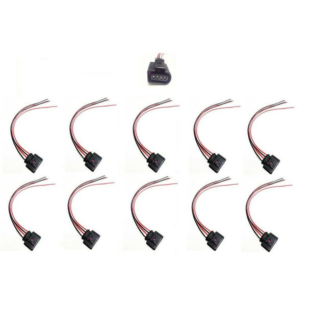 Set of 10 Ignition Coil Connector Repair Kit Harness Plug Wiring for