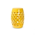 thumbnail image 1 of Baxton Studio Branson Table d'Appoint d'Extérieur Moderne et Contemporain en Métal Jaune, 1 of 5