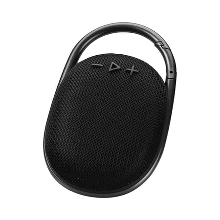 CheAAlet Portable Wireless Speaker with LED Lights and Carabiner Outdoor Adventure Travel Bluetooth Speaker with FM Radio Enhanced Bass CLIP4 Bluetooth Speaker for Home and Outdoor Use
