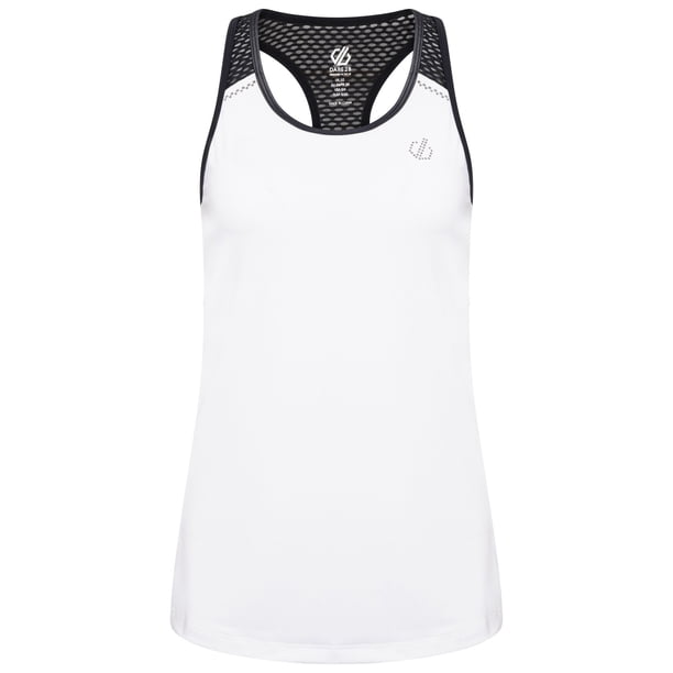 Dare 2B - Camiseta Sin Mangas You're A Gem para Mujer (Blanco, Negro)