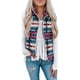 thumbnail image 2 of Tie Dye Sleeveless Fleece Vest, Comfortable Sleeveless Fleece Fluffy Vest Lightweight For Girls For Winter ANGGREK Otros, 2 of 6