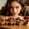 thumbnail image 6 of 7.87" 3D Highland Cattle DIY Craft Kit, Cute Cow Figurine Making Set, Complete Beading Supplies with Tutorial, Desktop Ornament Handcraft Kit for Adults Beginners, 6 of 6