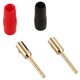 thumbnail image 4 of 12 conectores banana de 2 mm con rosca para cable de altavoz chapados en oro., 4 of 5