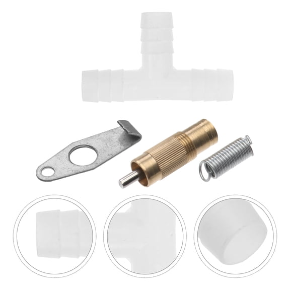 ELAYARD 10Pcs Copper Round Nozzle Rabbit Water Feeder Pet Drinking Fountain