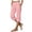 32Pink212, variant on XAOFW Capri Pants For Women Casual Summer Straight Leg Pants With Pockets Loose Beach Trousers For Daily Wear Trendy Bottoms XXXL