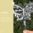 thumbnail image 3 of Acrylic Plant Labels for Gardening with Smooth Surface Easy to Write White 6pcs, 3 of 8
